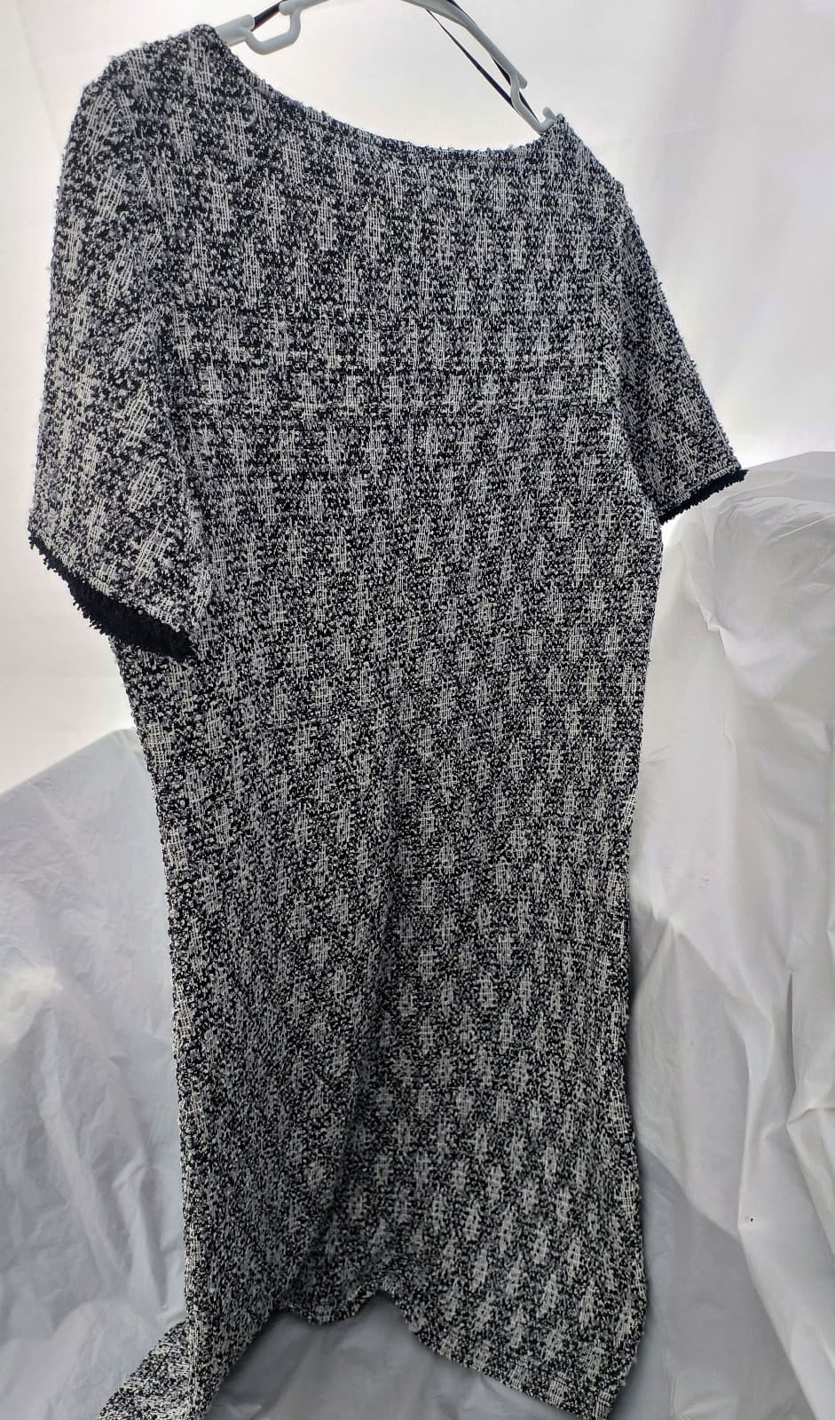 Issac Mizrahi New with Tags (NWT) Black & White Patterned Dress, Size M - Thumbnail 3