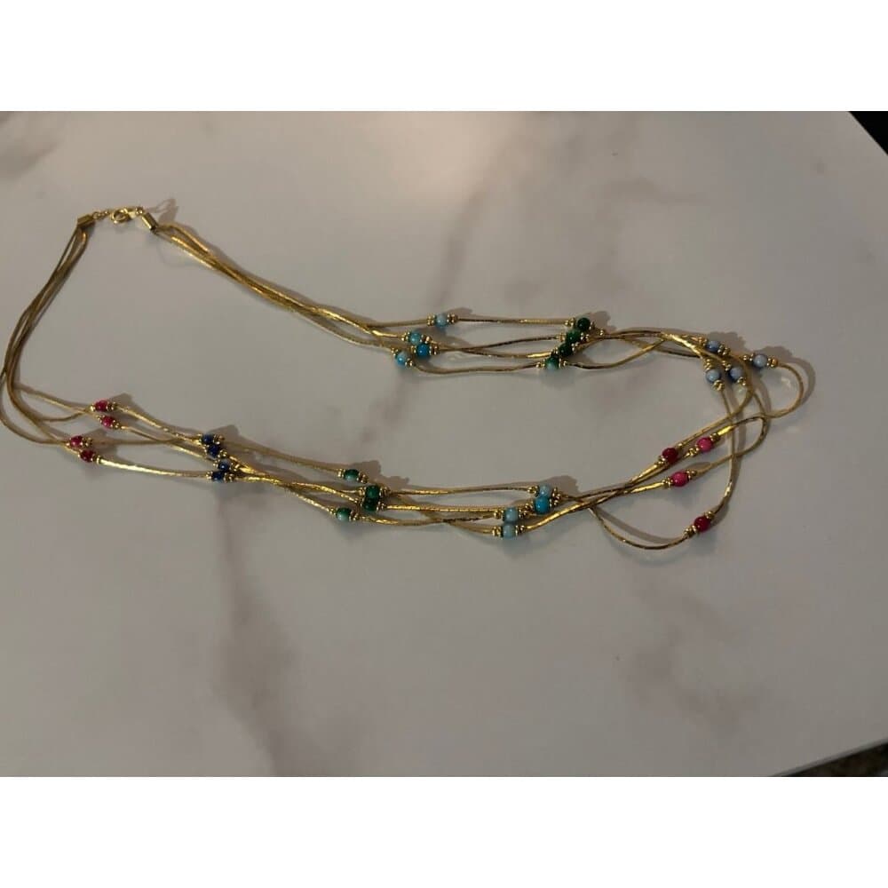 Vintage 70s glam necklace - Thumbnail 2
