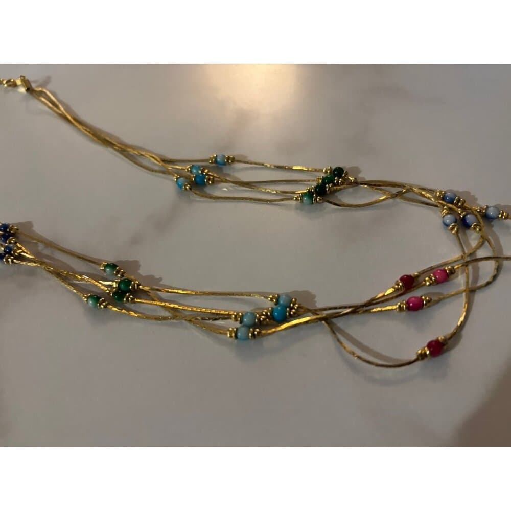 Vintage 70s glam necklace - Thumbnail 3