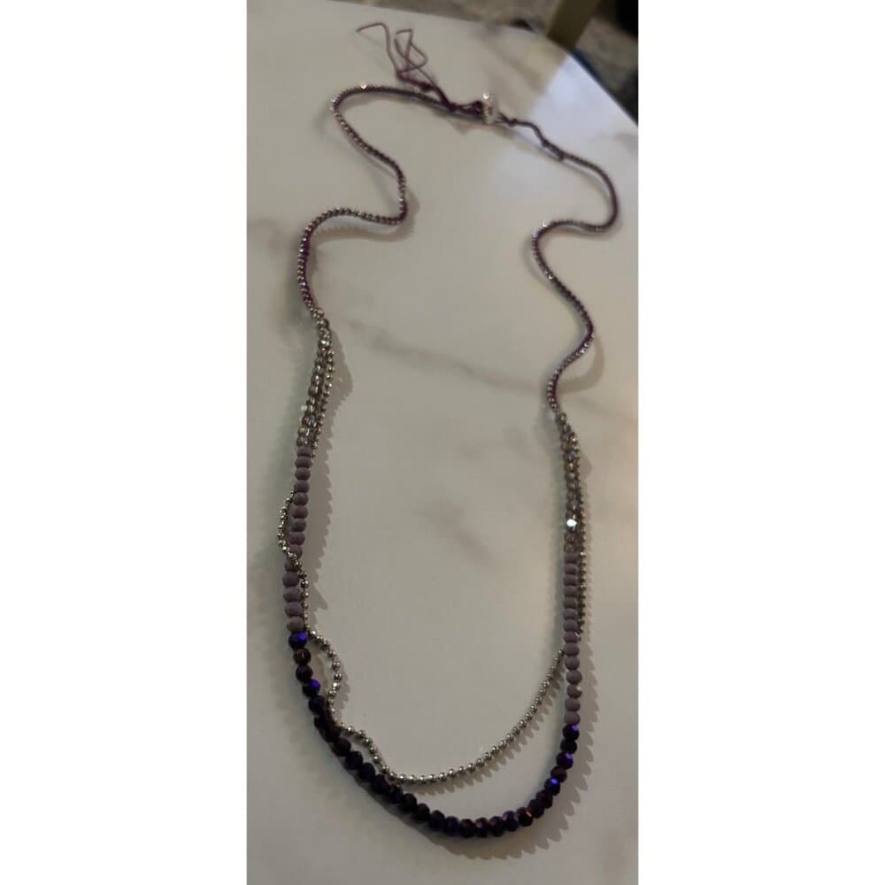 Purple AB Iridescent Bracelet - Thumbnail 3