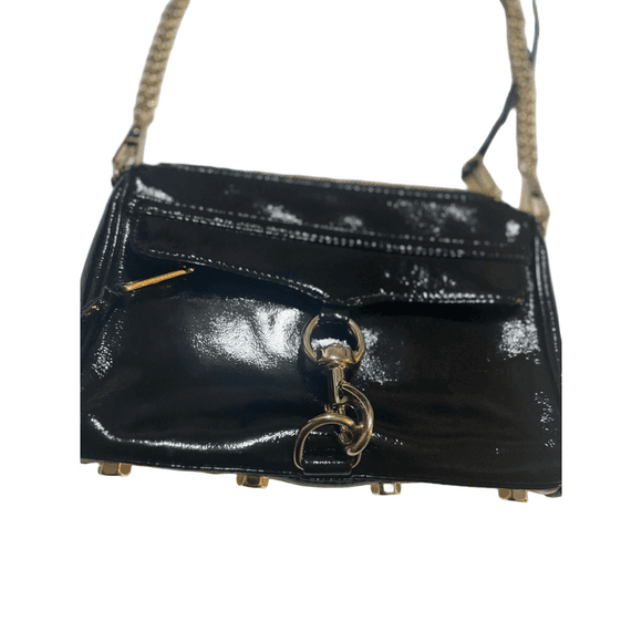 Rebecca Minkoff Black Clutch Crossbody Leather Bag Black - Thumbnail 8