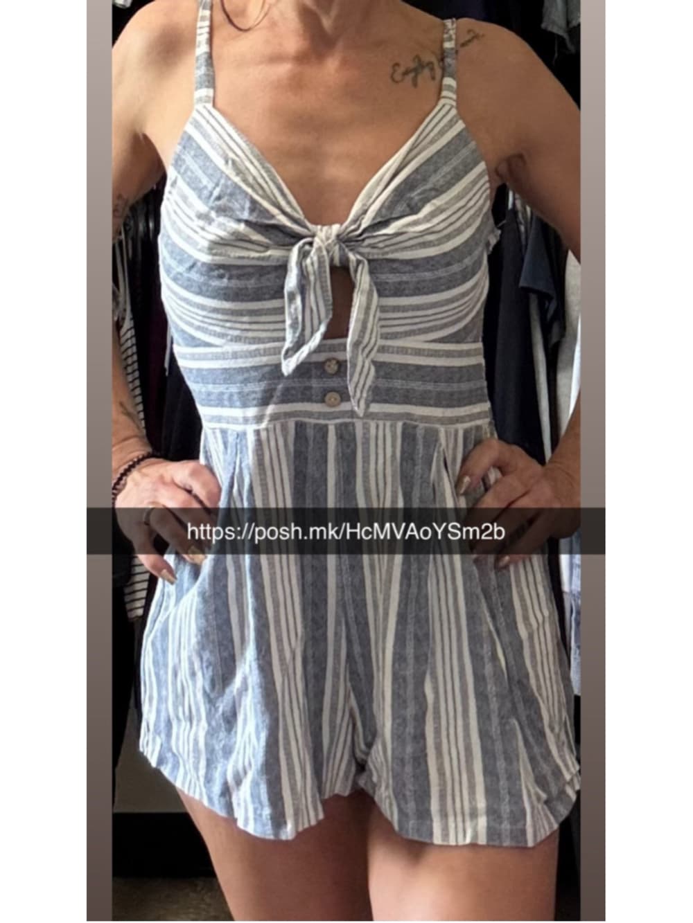 Sailor style romper - Thumbnail 2