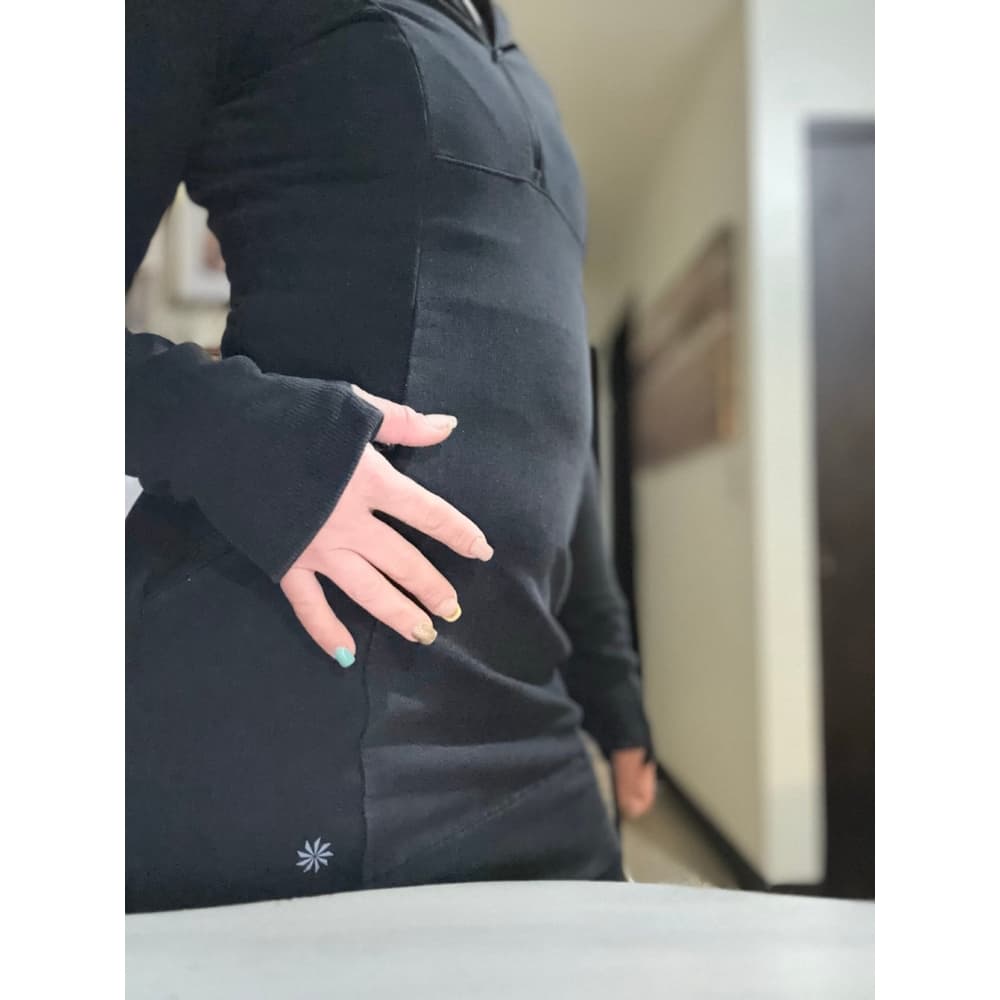Athleta Hoodie Dress Black - Thumbnail 7