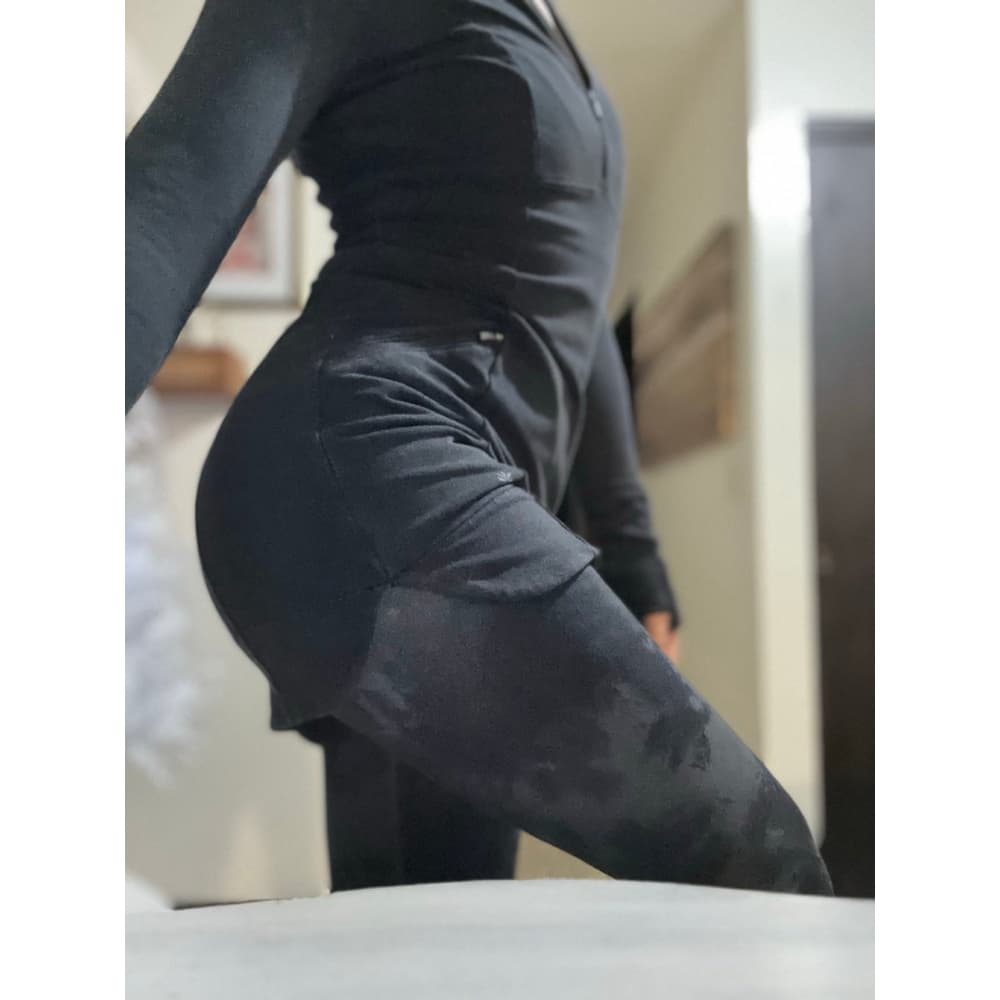 Athleta Hoodie Dress Black - Thumbnail 6