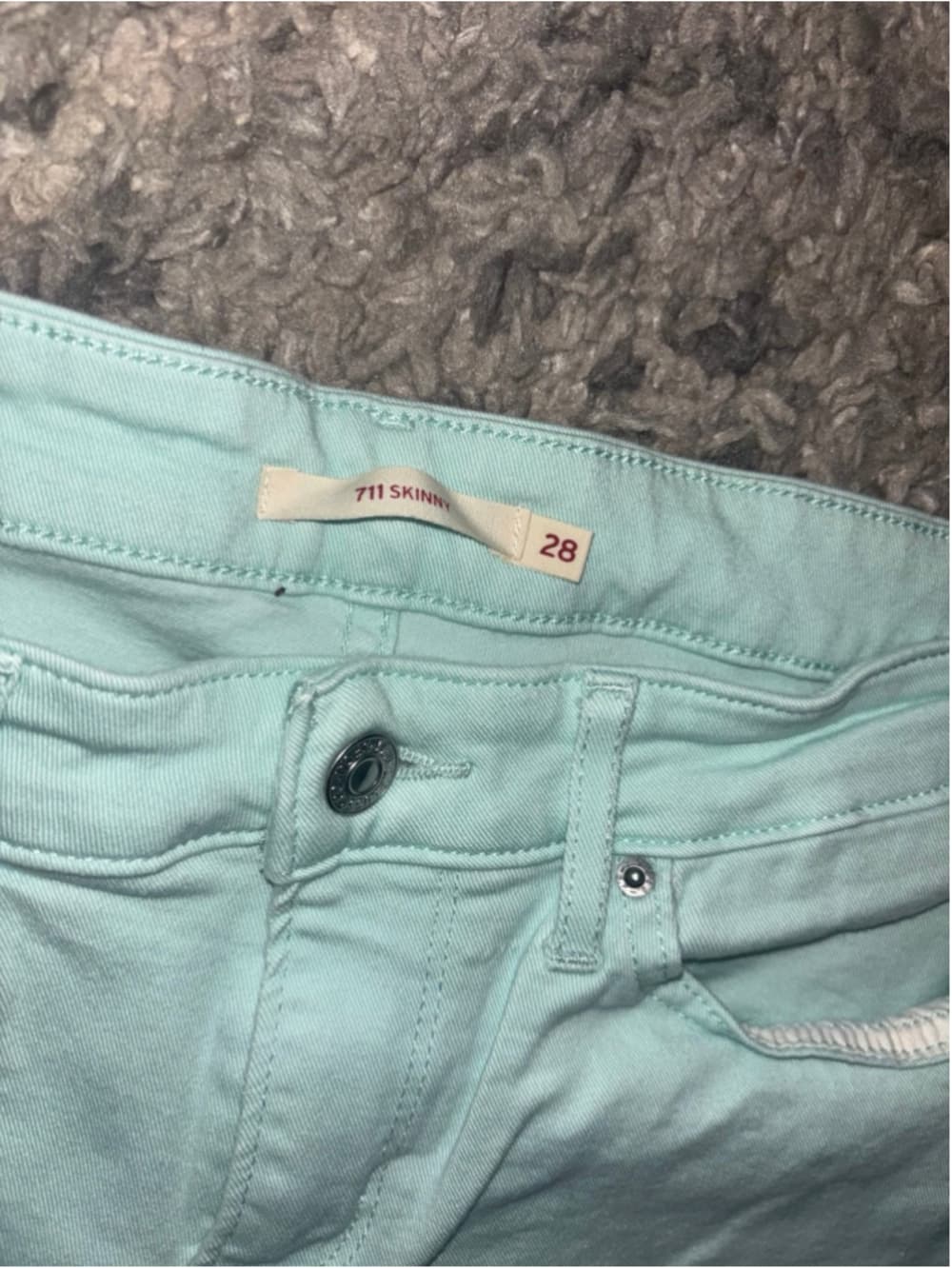 Levis mint green jeans