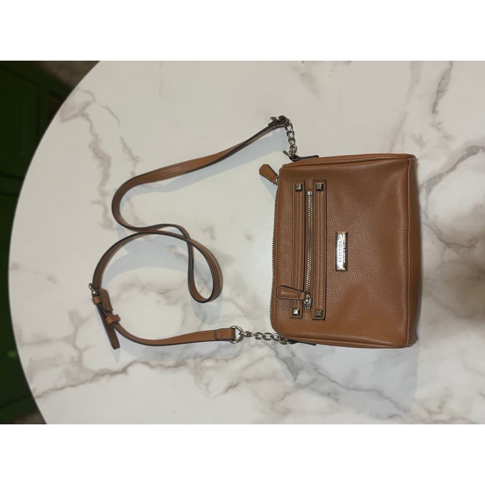 kenneth cole Crossbody Purse Brown - Thumbnail 4