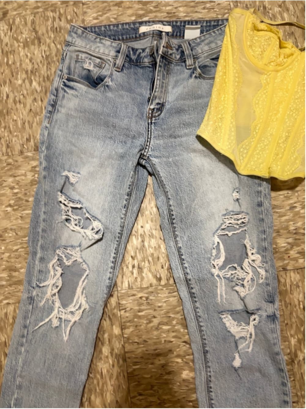 jeans & corset - Thumbnail 2
