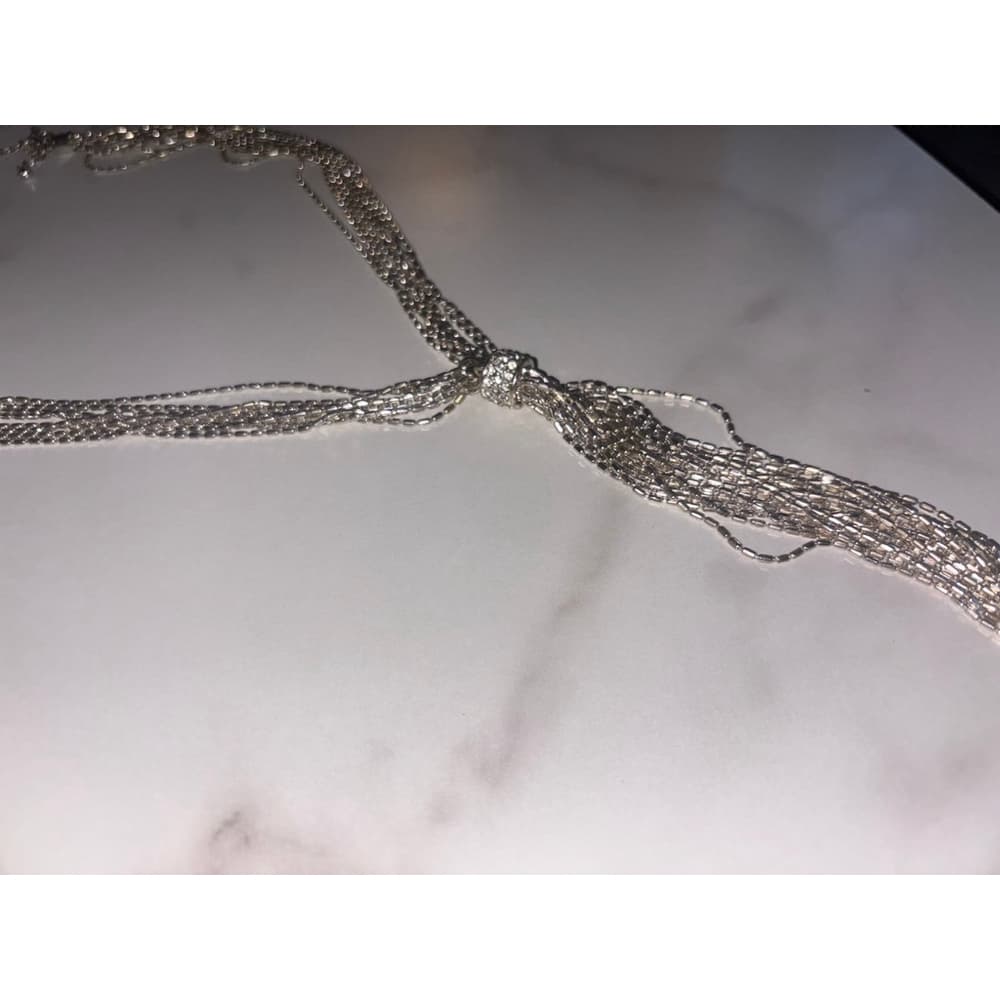 Silpada sterling silver tassel necklace with a lobster clasp - Thumbnail 3