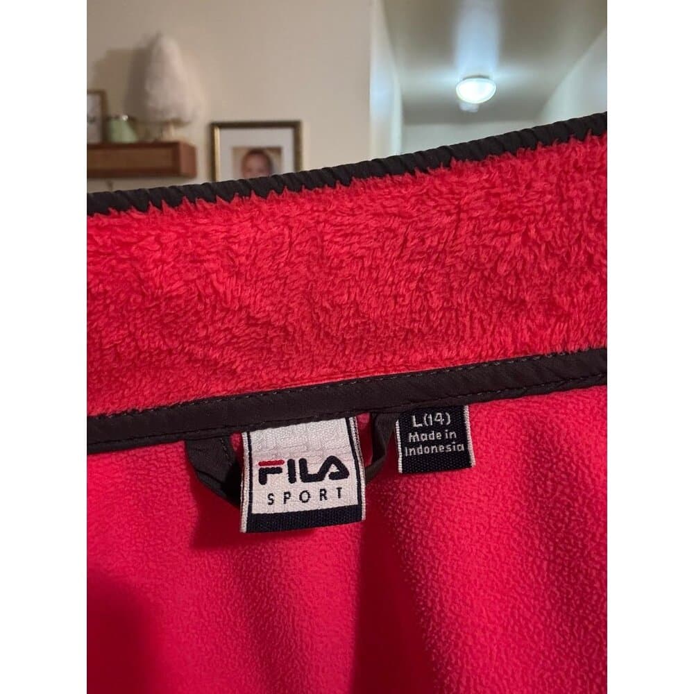 Fila Sport Women's Juniors Full Zip Fleece Jacket Size L - Thumbnail 3