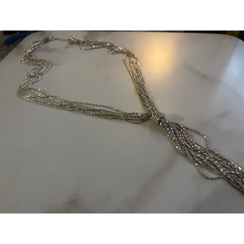 Silpada sterling silver tassel necklace with a lobster clasp - Thumbnail 5