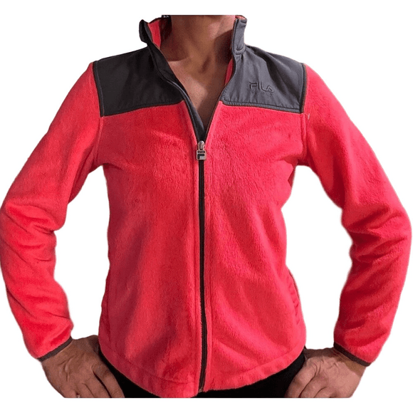 Fila Sport Women's Juniors Full Zip Fleece Jacket Size L - Thumbnail 5