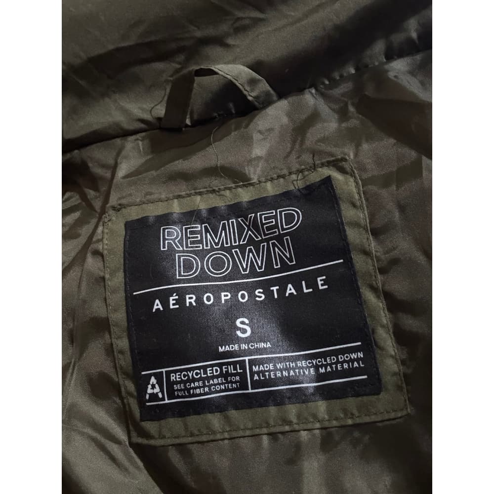 Aeropostale green puffer jacket - Thumbnail 4