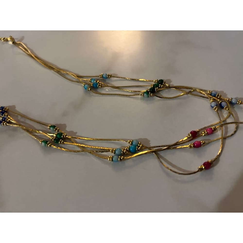 Vintage 70s glam necklace - Thumbnail 3