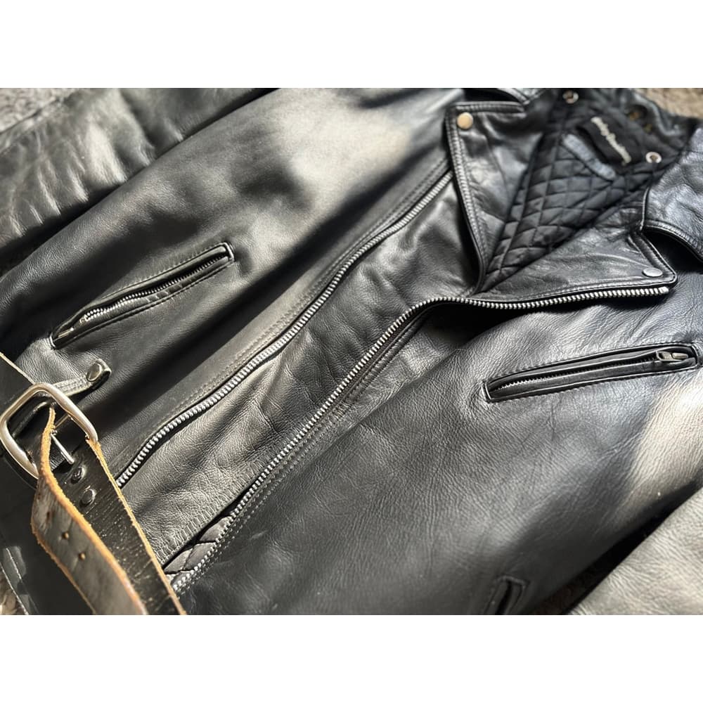 Vtg 1960s Harley Davidson Leather Jacket - Thumbnail 3
