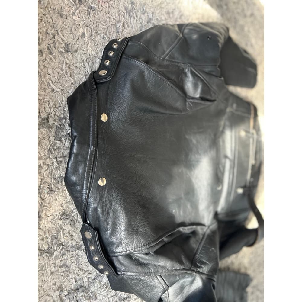 Vtg 1960s Harley Davidson Leather Jacket - Thumbnail 6