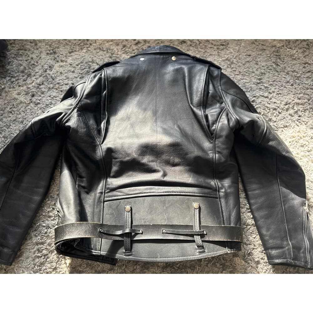 Vtg 1960s Harley Davidson Leather Jacket - Thumbnail 5