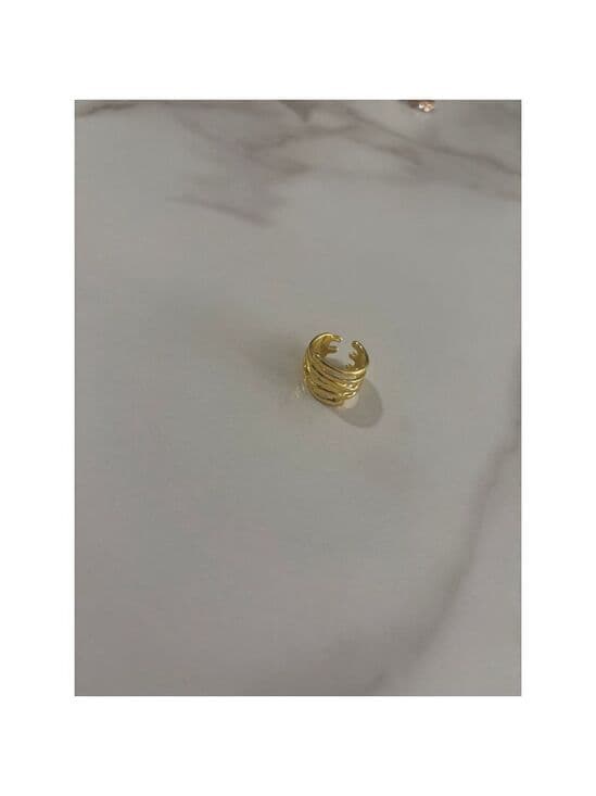 Gold toned ring - Thumbnail 3