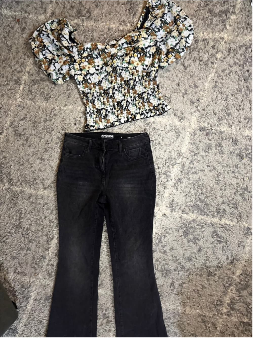 Dorose top & sonoma jeans set - Thumbnail 7