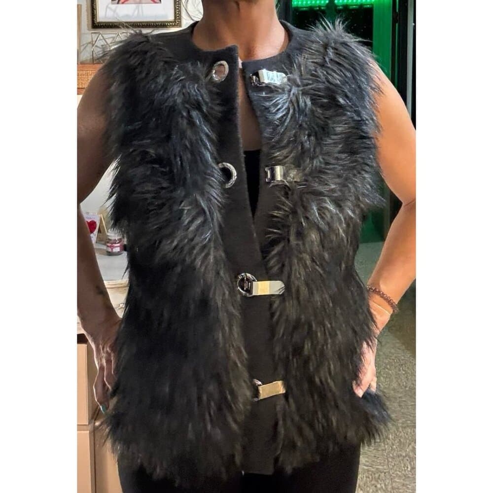 Michael Kors ❤️ Faux Fur Vest Women’s $450. - Thumbnail 6