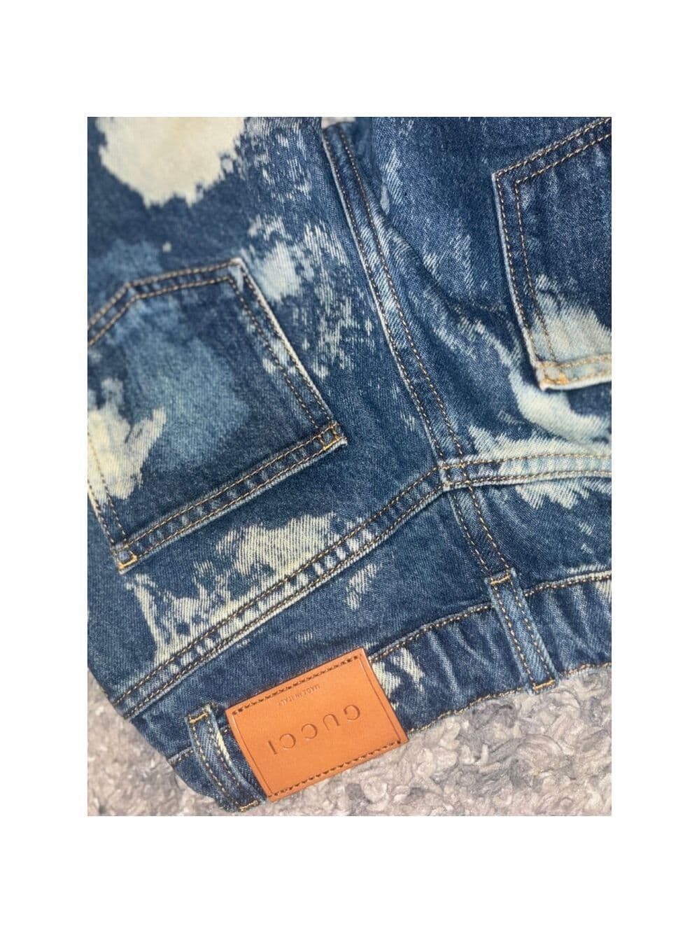 Gucci Kids Size 4 Jeans w/ Tie Dye Acid Wash NWOT - Thumbnail 6