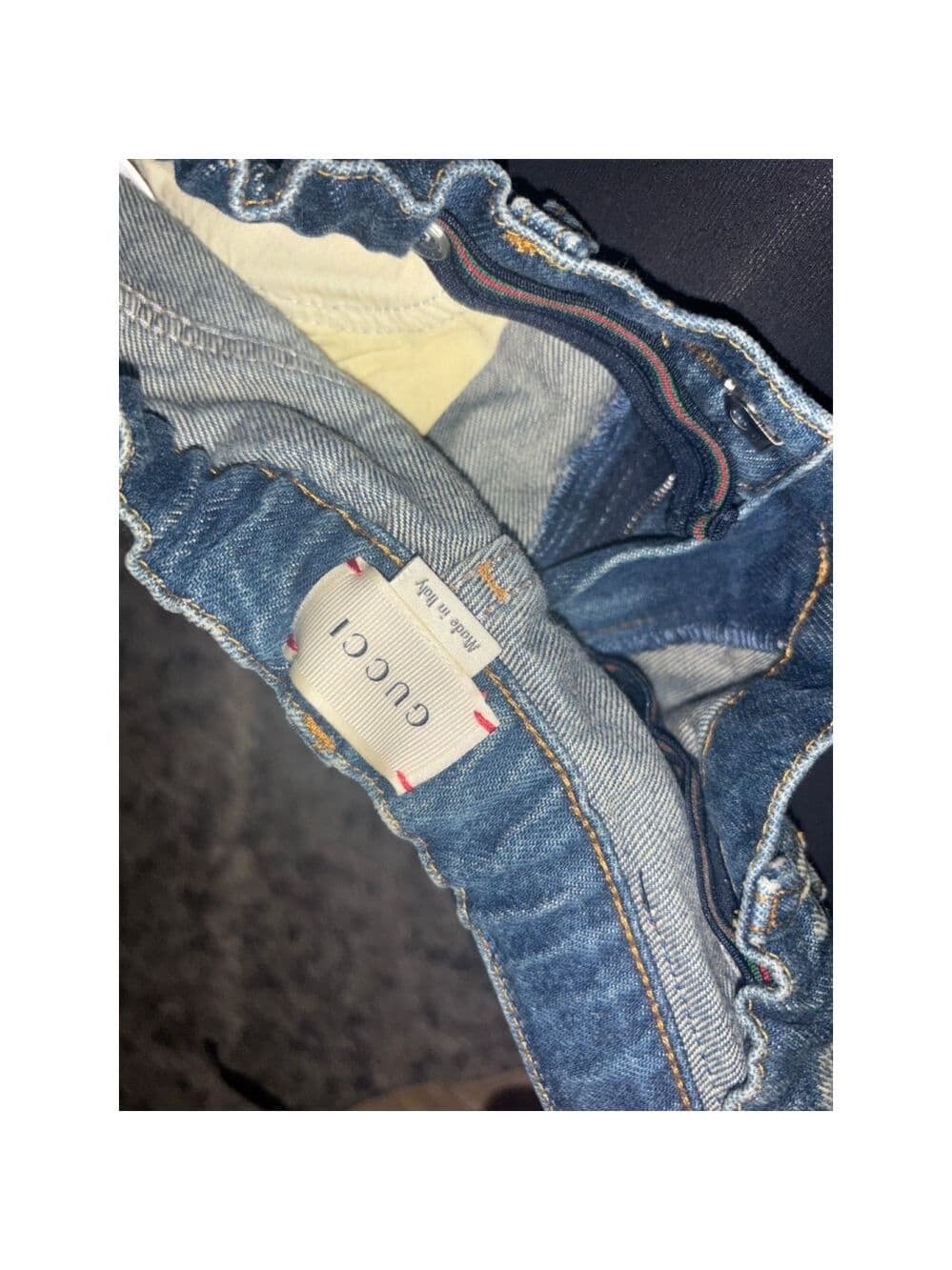 Gucci Kids Size 4 Jeans w/ Tie Dye Acid Wash NWOT - Thumbnail 4