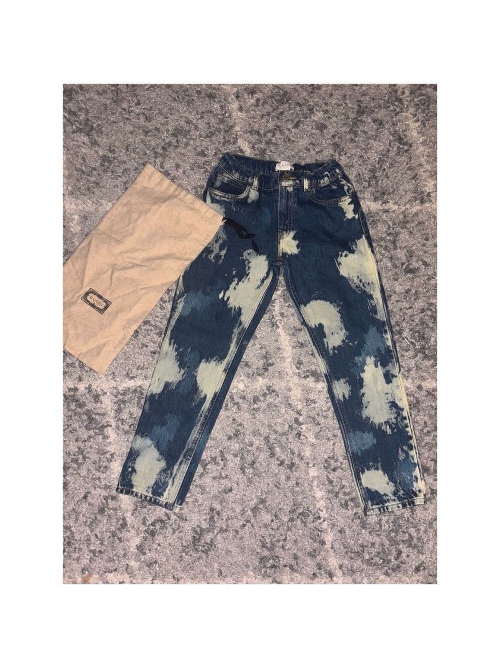 Gucci Kids Size 4 Jeans w/ Tie Dye Acid Wash NWOT - Thumbnail 5