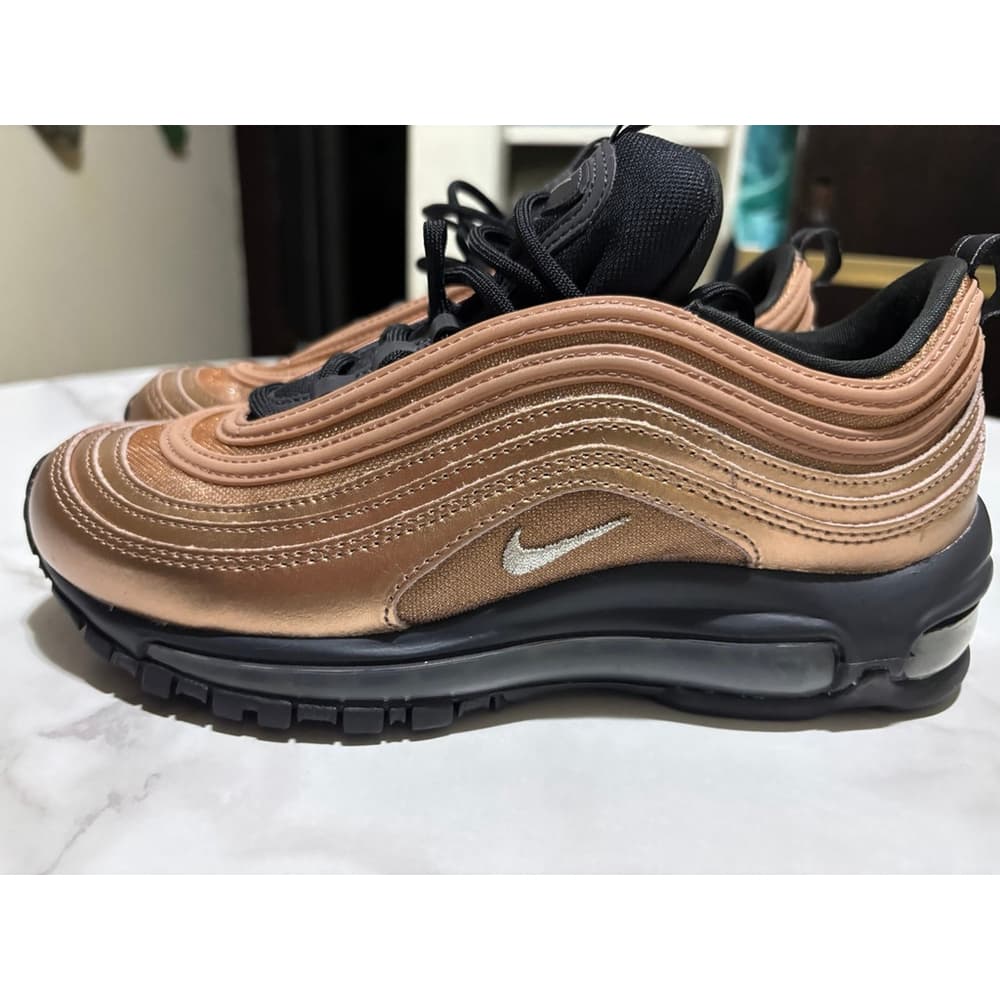 Nike Women's Air Max 97 in the Metallic Red Bronze - Thumbnail 2