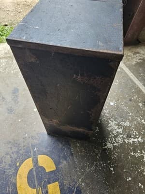 Vintage My Buddy Tradesman Black Metal Tool Box With 2 Drawers-(20"x8.5"x10.5") - Thumbnail 11