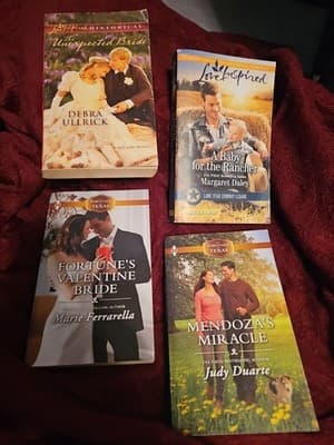 Love Inspired Historical Lot Of 4 Clean Romance Books