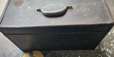 Vintage My Buddy Tradesman Black Metal Tool Box With 2 Drawers-(20"x8.5"x10.5") - Thumbnail 10