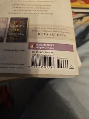 Between Shades of Gray by Ruta Sepetys Paperback Book-2011 - Thumbnail 3