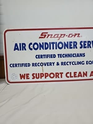 Snap-on Original Sign Rare SS-1235 Sign Snapon Vintage 36 x 18 Collectible - Thumbnail 4