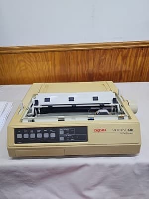 Okidata Microline 320 9-Pin Printer GE5253A Parts Or Need Repair See Description