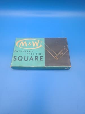 Precision Engineering Square Moore & Wright No. 400 6" MOORITE
