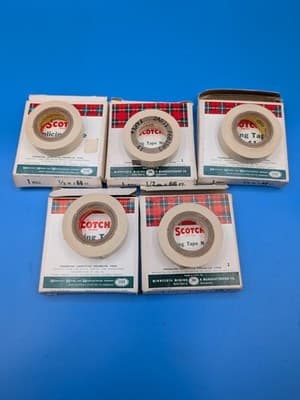 SCOTCH VINTAGE SPLICING TAPE NO 41 Original (5 Boxes) - Thumbnail 2