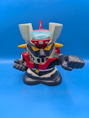 [Super Rare] Mazinger Z Soft Vinyl Figure Piggy Bank - Rear Coin Slot