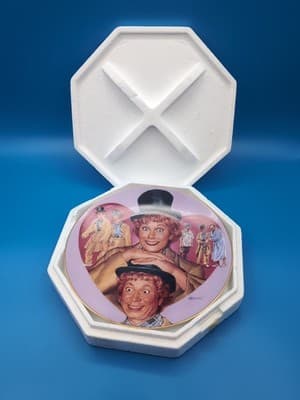 1997 The Hamilton Collection Plate Lucy Meets Stars Lucy & Harpo Marx - Thumbnail 4