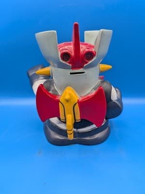 [Super Rare] Mazinger Z Soft Vinyl Figure Piggy Bank - Rear Coin Slot - Thumbnail 3