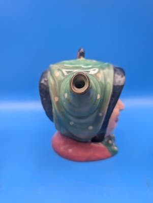 Vintage Beswick Ware Sairey Gamp Porcelain Teapot Toby Dickens Character #691 - Thumbnail 4
