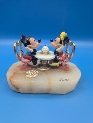 Disney Ron Lee Mickey Minnie Mouse Ice Cream Parlor 70th Anniversary LE 1500