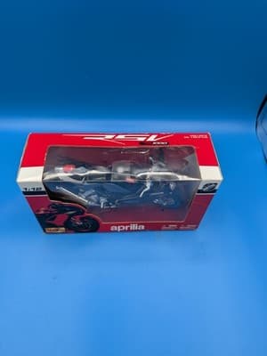 Maisto Bike Me 1:12 Diecast Aprilia RSV 1000 Motorcycle New In Box - Thumbnail 10