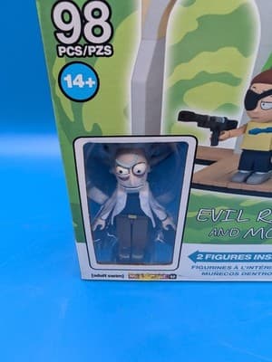 McFarlane Toys Rick and Morty Evil Rick and Morty Construction Set 98 pcs Sealed - Thumbnail 2