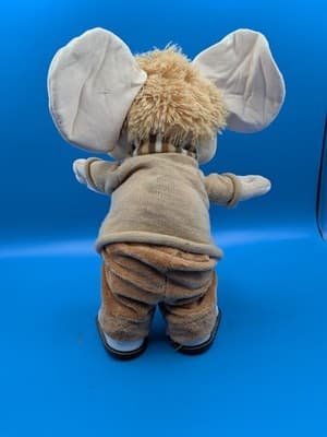 Vintage Singing & Dancing 10” Topo Gigio Italian Kids Show Toy w Original Tags - Thumbnail 9