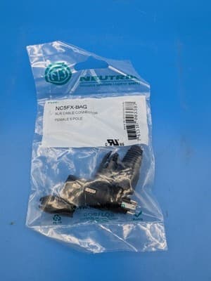 Neutrik NC5FX - Bag 5 Pin Female XLR Cable Connector