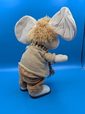 Vintage Singing & Dancing 10” Topo Gigio Italian Kids Show Toy w Original Tags - Thumbnail 8