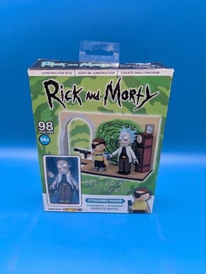 McFarlane Toys Rick and Morty Evil Rick and Morty Construction Set 98 pcs Sealed - Thumbnail 3