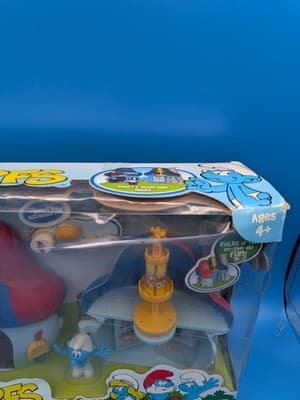 NEW Sealed The Smurfs Smurf's Mushroom House 2008 Jakks Pacific Playset *READ - Thumbnail 2