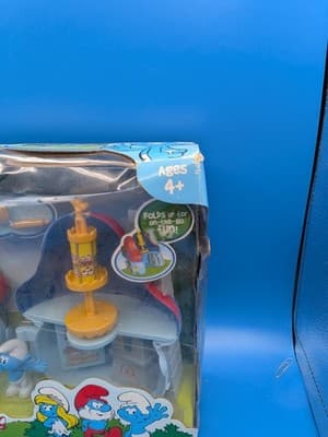 NEW Sealed The Smurfs Smurf's Mushroom House 2008 Jakks Pacific Playset *READ - Thumbnail 3