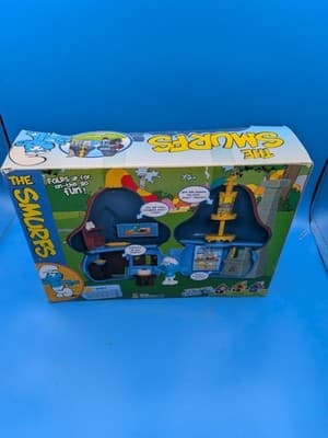NEW Sealed The Smurfs Smurf's Mushroom House 2008 Jakks Pacific Playset *READ - Thumbnail 8