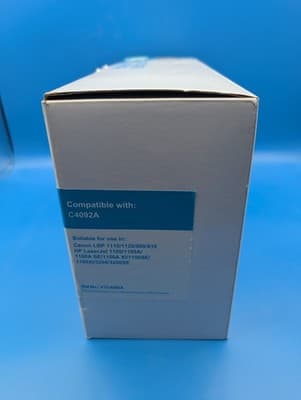 Premium Compatible Laser Toner Cartridge. C4092A Toner Cartridge. Un-opened. - Thumbnail 4